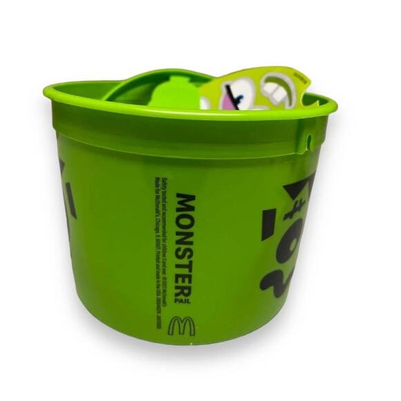 2023 McDonalds Boo Bucket Green Monster Retro Halloween - Picture 2 of 3